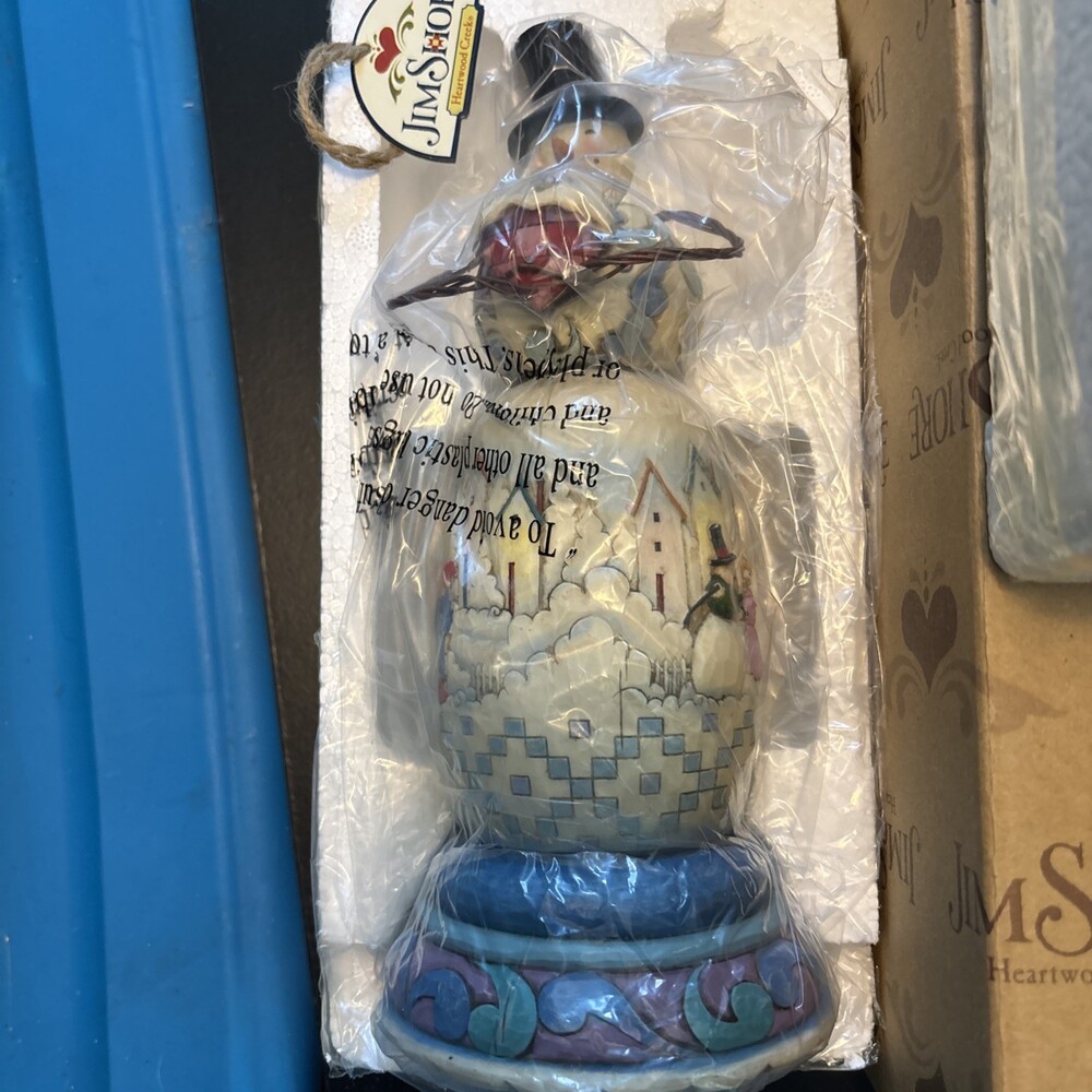 Jim Shore Heartwood Creek Memories to Warm Your Heart Musical Snowman